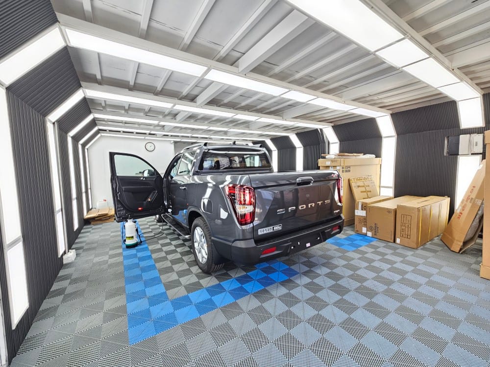 RV차량 하프탑 시공